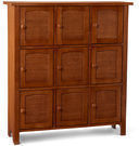 Wicker & Wood Kitchen Cabinet