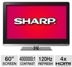Online Deals Sharp LC60LE810UN AQUOS 60" LED HDTV (Refurbished) Code: RLP58003