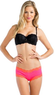 4x Women's Polka Dot Lace Trim Cheeky Panties