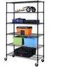 6 Tier Shelf Adjustable Steel Wire Metal Shelving Rack