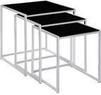 Kale Glass Nesting Tables (Set of 3)
