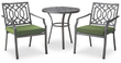 Threshold Harper 3-Piece Metal Patio Bistro Set