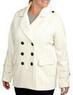 Women's Plus-Size Essential Wool-Blend Peacoat