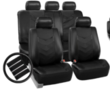 Faux-Leather Seat Cover Set